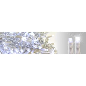 Fényfüggöny LED+ 2 x 3 méteres, hidegfehér flash, 360 led, fehér kábel