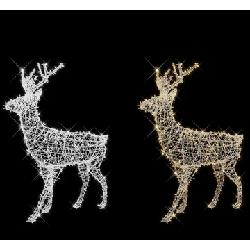 3D DUO COMETE SZARVAS - 2,60 méteres - Melegfehér/hidegfehér színváltási lehetőséggel - 35W - IP55/69 - Animált