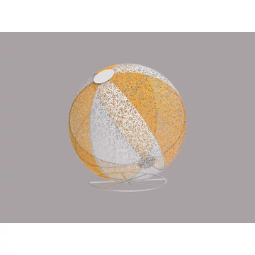 3D BALL3 FLEXIPRINT innováció - 1,60 méteres - Narancs/fehér - Passzív dekoráció