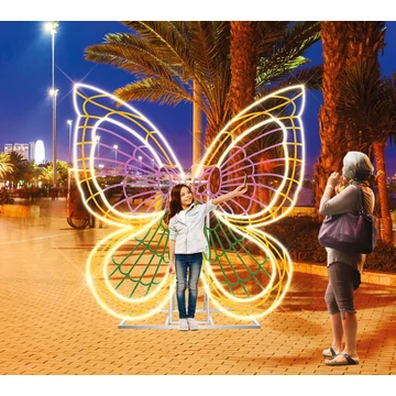 2D SZELFI pillangó 2,00 méteres - Színes - 30W - IP55/IP69