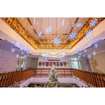 X-led villagó csillagok 2 x 3 méteres 24V hideg fehér X-led villagó csillagok 2 x 3 méteres 24V hideg fehér