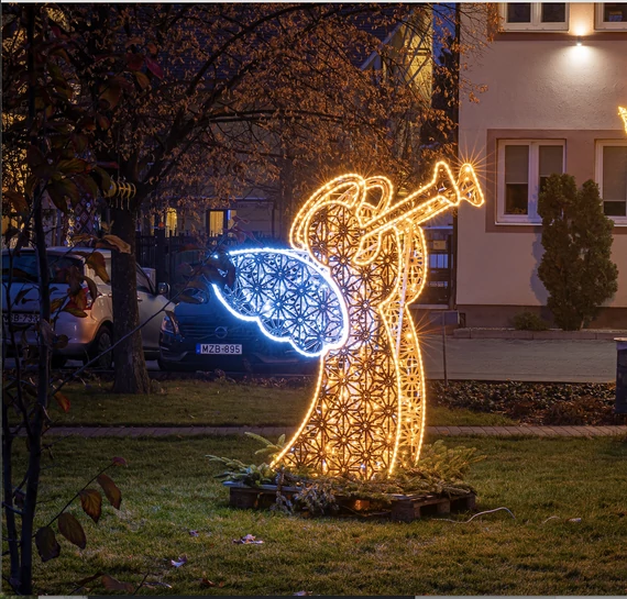 2D+ ANGEL - 1,83 méteres - Melegfehér - 55W - IP55/69 - Animált