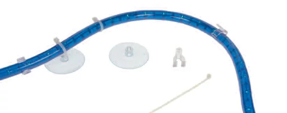 Fénykábel rögzítő clips 13mm