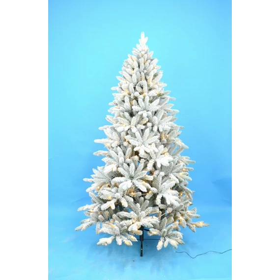 Fenyő fehér 210 cm magas, 300 led
