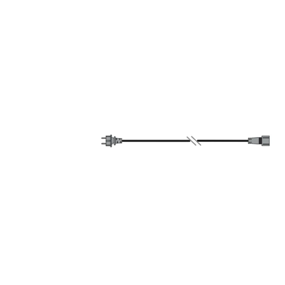 Betáp kábel Joylight fényfüggönyökhöz - 1,5 méteres - 230V - fehér kábel