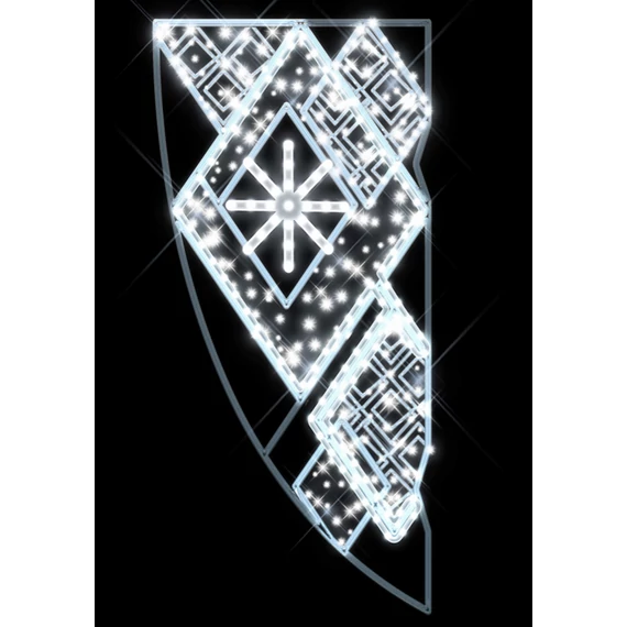 Kandeláber motívum QUADRILLE PETIT hidegfehér Kandeláber motívum QUADRILLE PETIT hidegfehér