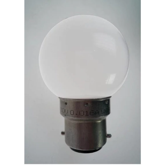 LDLH11 - Led izzó B22 - hideg fehér homogén - 230V - 3,68VA - 16mA - max 0,5W - 25db/ szett