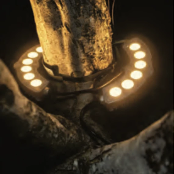 Név Projektor melegfehér színnel - 24V - 1 szett = 2db - 180 x 55 x 24mm - 2 x 6 led - IP66 - 2 x 6W