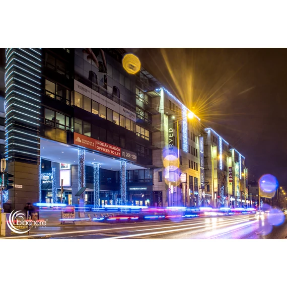 Fényfüggöny 2 x 5 méteres, hidegfehér, 576 led, fehér kábel
