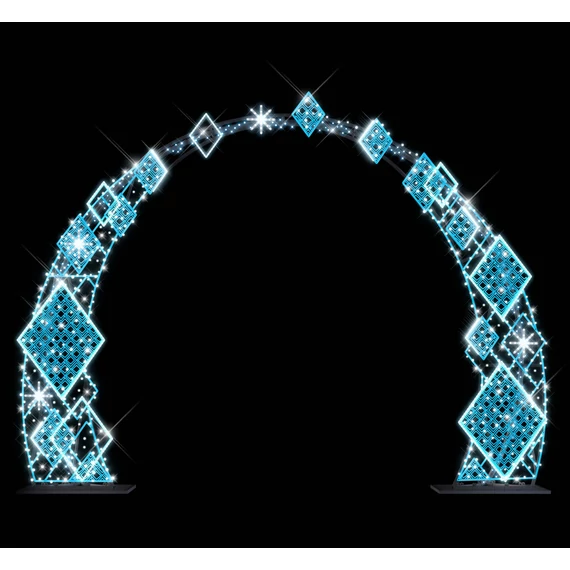 3D QUADRILLE ARCH kapu 3,75 méteres