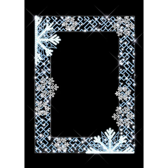 2D+ BLIZZARD PHOTOBOOTH képkeret - 2,20 méteres - Hidegfehér - 25W  - IP55/69