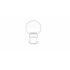 Kép 2/2 - LDLH11 - Led izzó B22 - hideg fehér homogén - 230V - 3,68VA - 16mA - max 0,5W - 25db/ szett