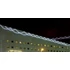 Kép 1/3 - Fonott LED Fényfüzér - 7,50 méteres - 240 statikus hidegfehér LED - 13W - IP66 - fehér kábel
