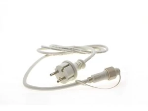 Betáp vezeték LED+ termékekhez - 230V - 1,5 méteres - 690W max - Fehér kábeles - IP66