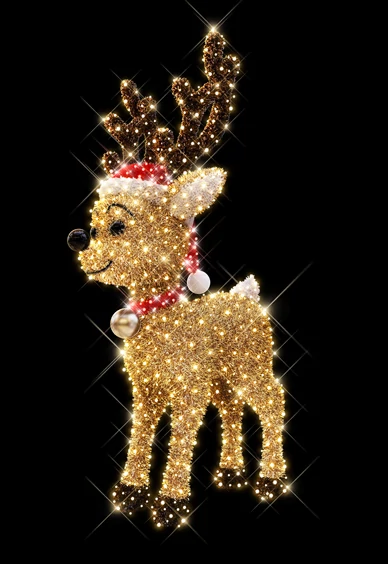 3D Szarvas kárpitos