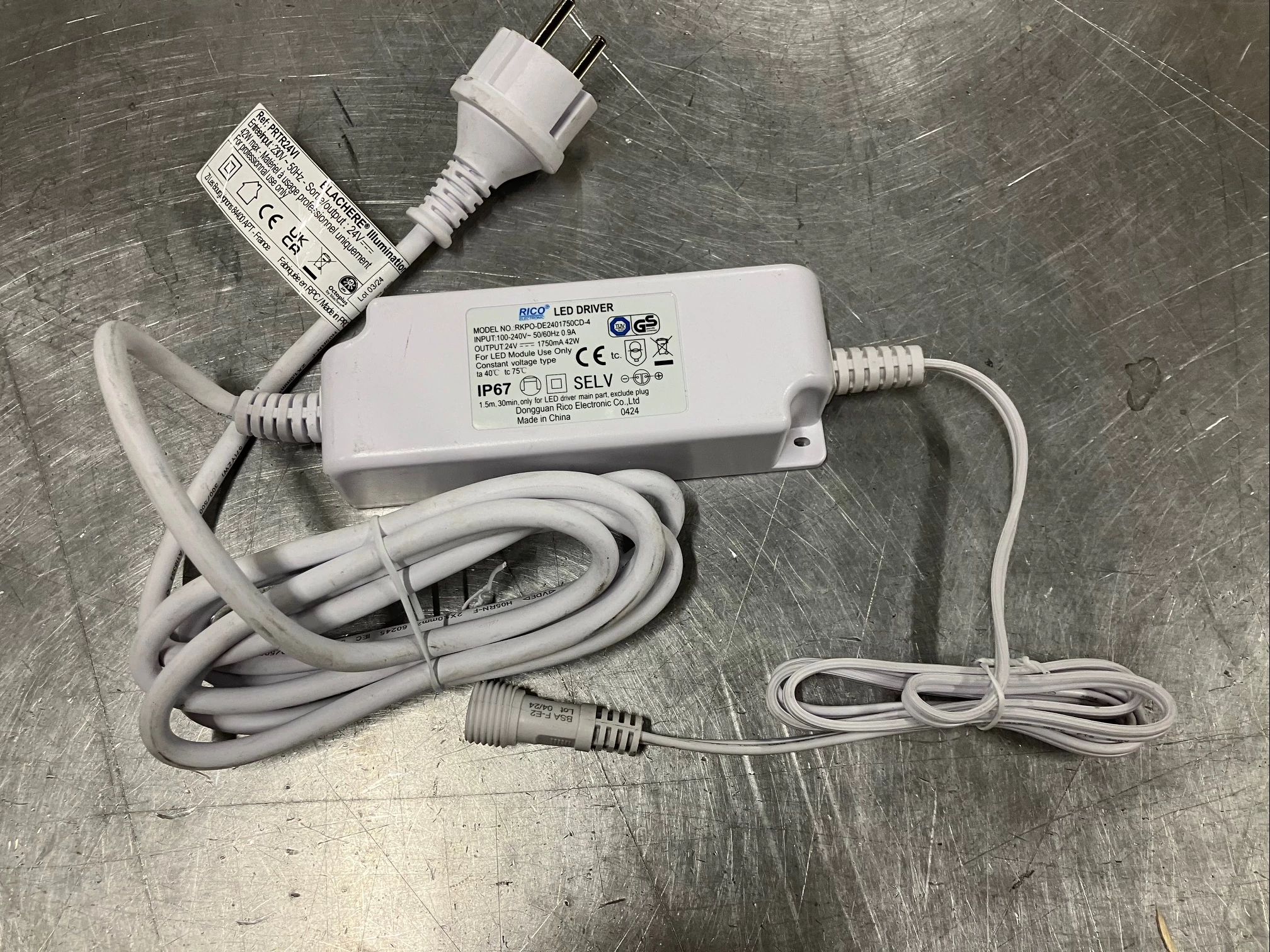 Transzformátor - beltéri - FCL csokorhoz - 230V - 25W - IP67