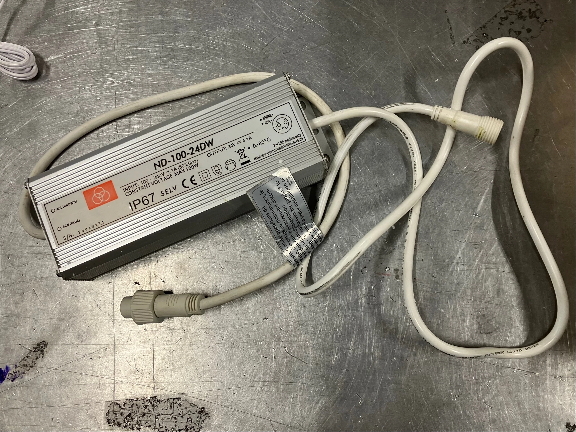 Transzformátor - Octoplus - 230V - 24V - max 100W - IP67