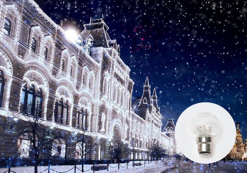 LDL11 - B22 Led izzó hideg fehér - 230V - 3,68VA - 16mA - max 0,5W - 25 db/szett - Polycarbonat