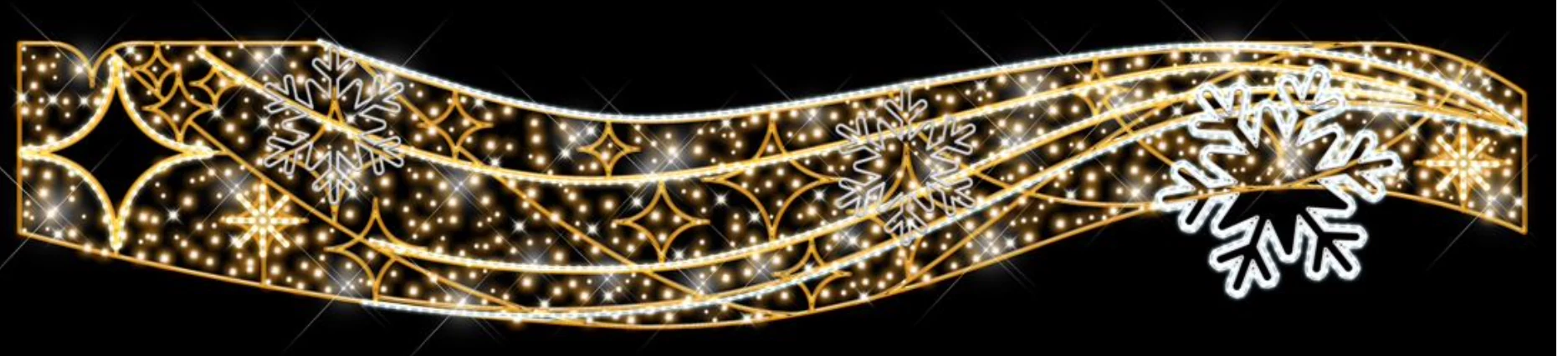 Átfeszítés - GRAND BLIZZARD - 5 méteres - Melegfehér - 135W - IP66/69 - Animált