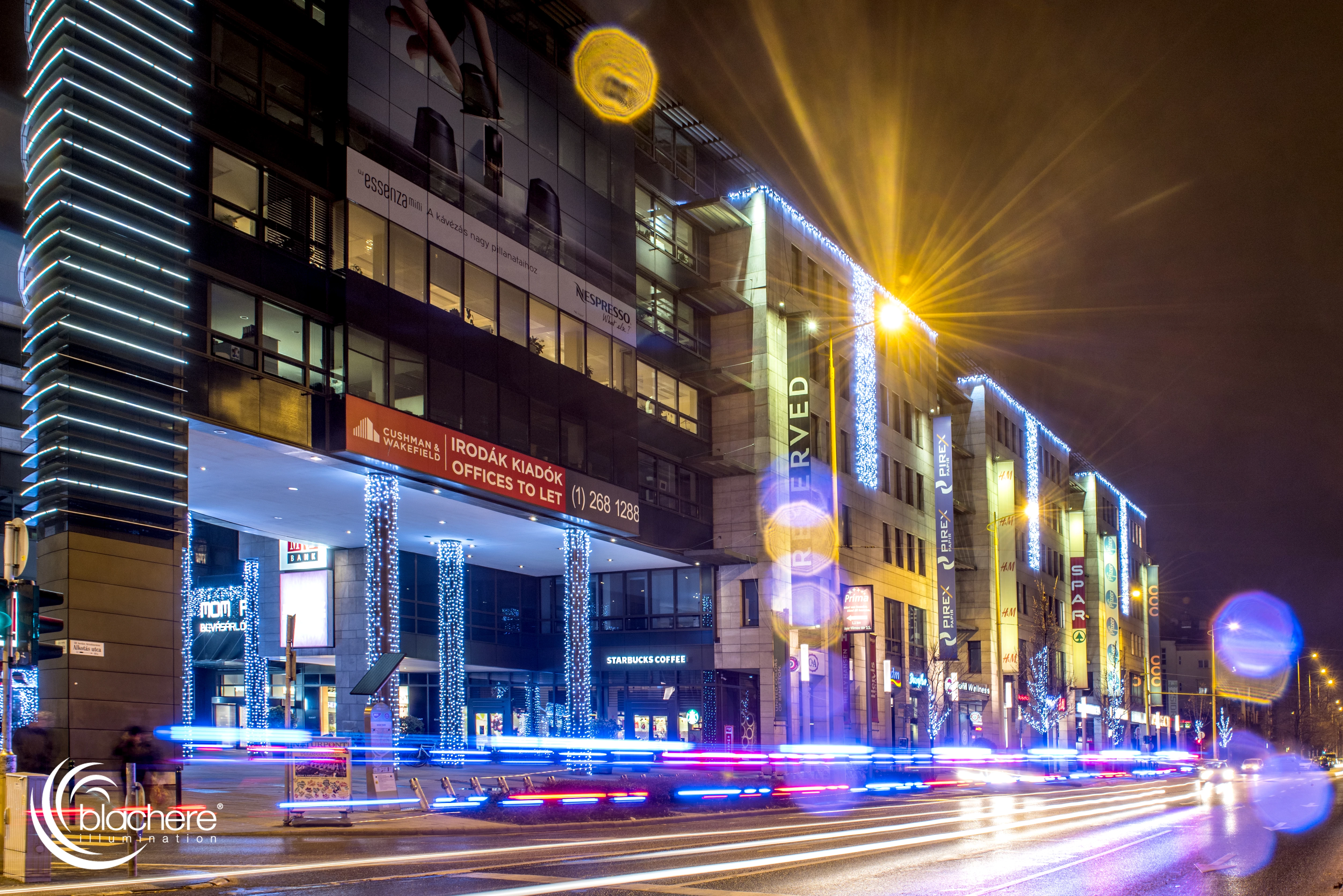 Fényfüggöny 2 x 5 méteres, hidegfehér, 576 led, fehér kábel