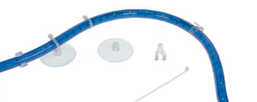 Fénykábel rögzítő clips 13mm