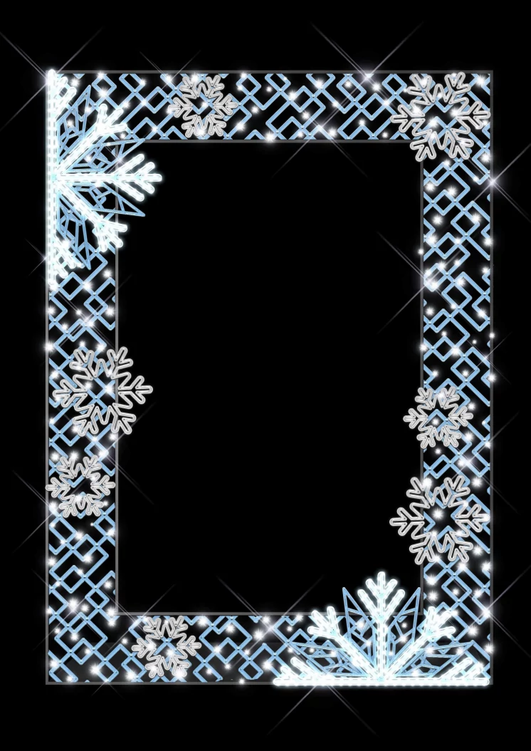 2D+ BLIZZARD PHOTOBOOTH képkeret - 2,20 méteres - Hidegfehér - 25W  - IP55/69